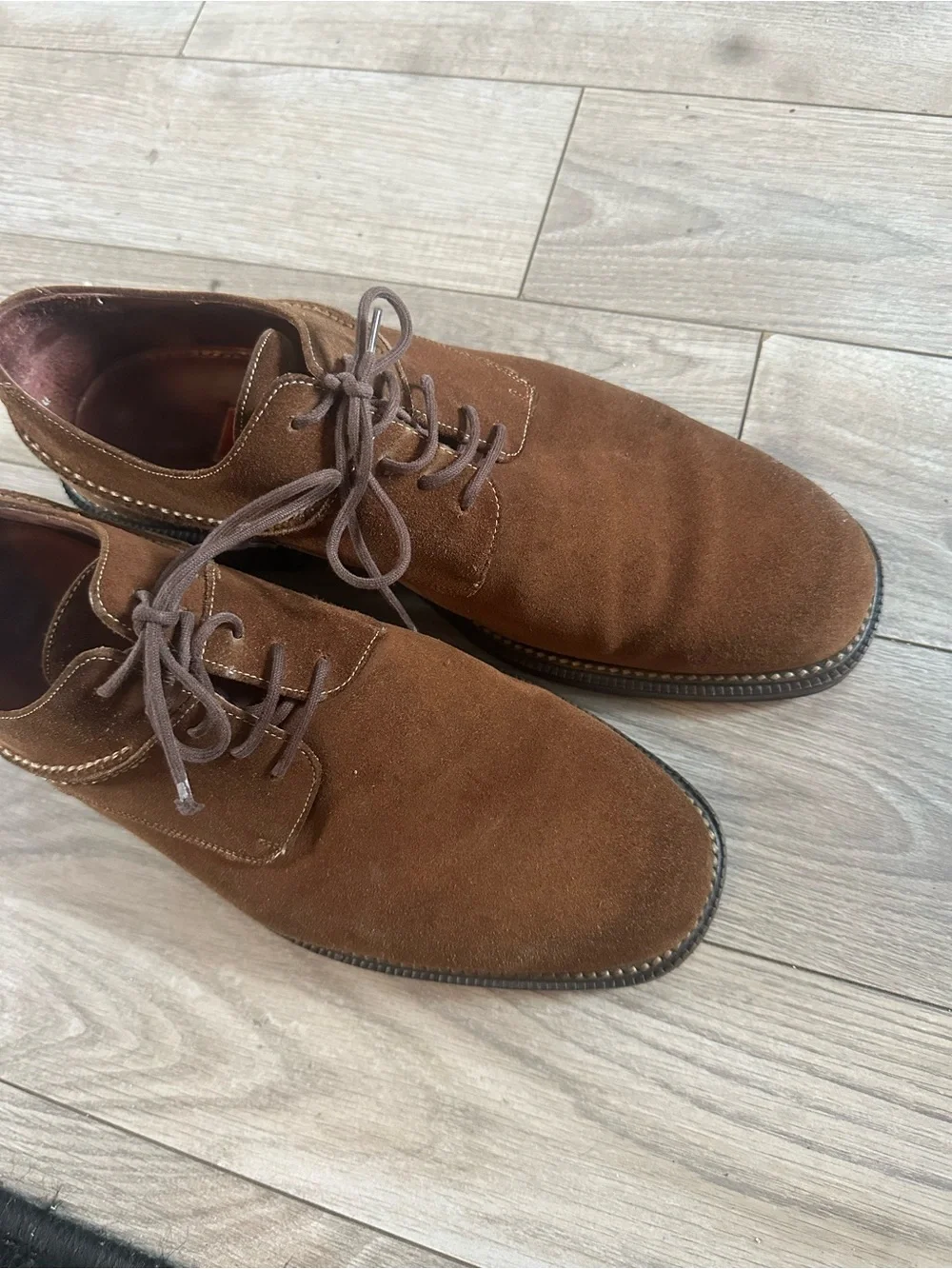 Cole Haan brown suede